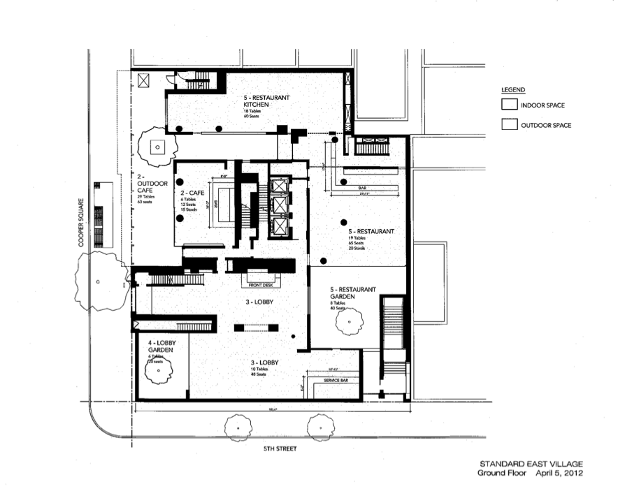 Haute 100 New York Updates: Andre Balazs Proposes Changes for Standard East Village