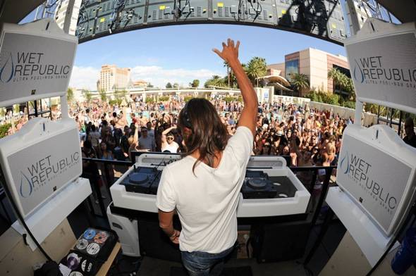 Haute Event: Bob Sinclar Spins at the First Industry House Event at Wet Republic