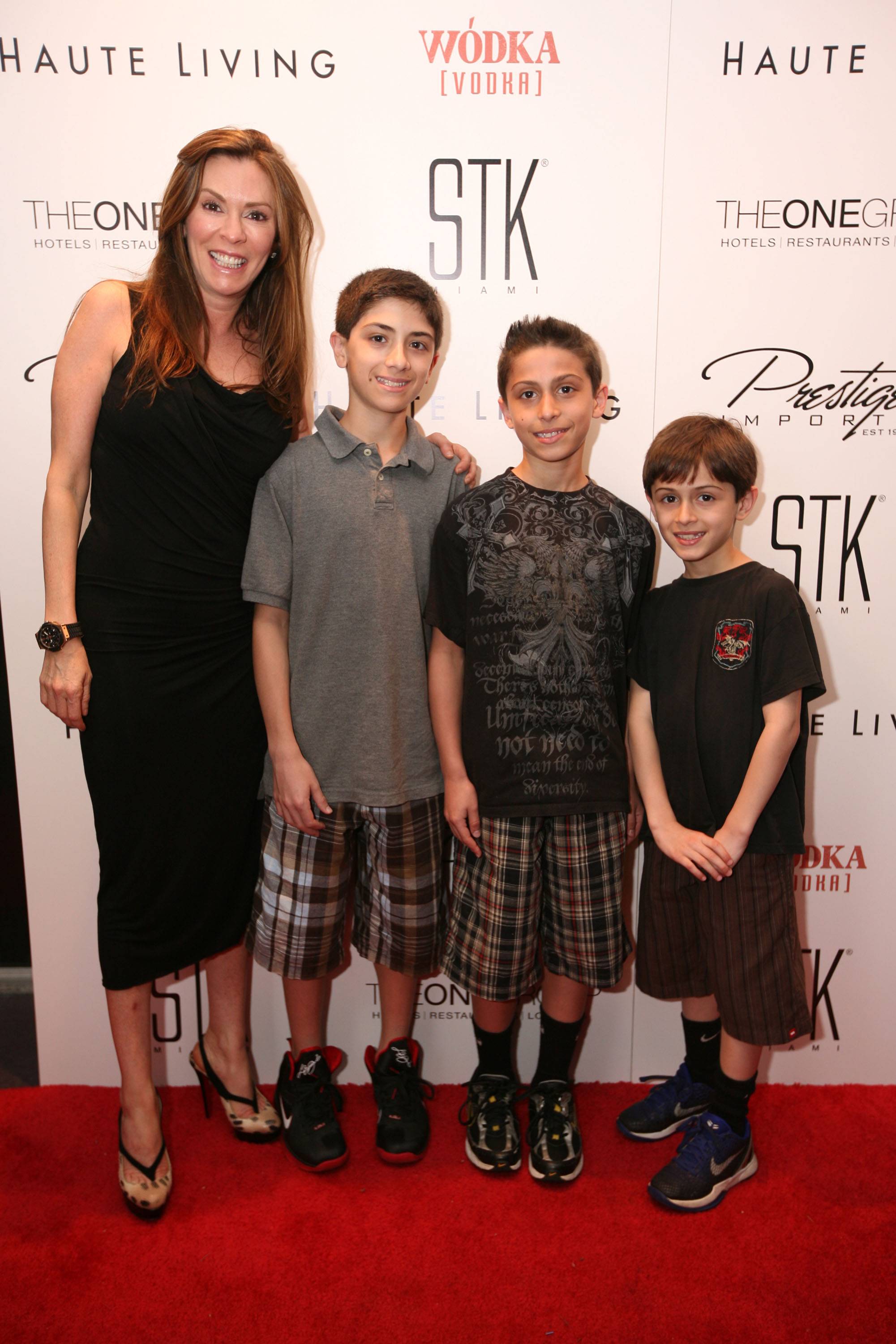 Celeste Fierro, & Jake, Christian, & Ryan Puccio