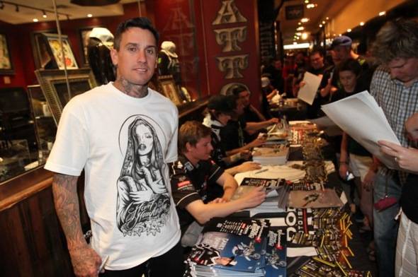 Haute Event: Carey Hart, Pink, Paul Oakenfold and Pauly D at the Hard Rock Hotel