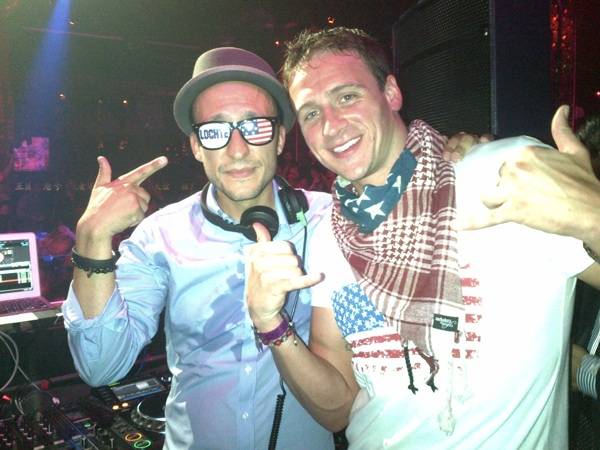 DJ Vice_Ryan Lochte at TAO