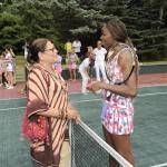 Fern Mallis and Venus Williams