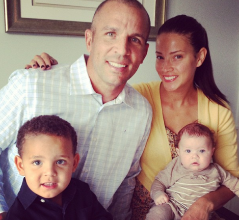 Sunday family dinner with my lovey's Jason Kidd, Chance Kidd, and Noah Grace. Porschla Kidd