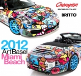 Romero Britto Partners with Champion Porsche for 2012 Art Basel Miami Beach