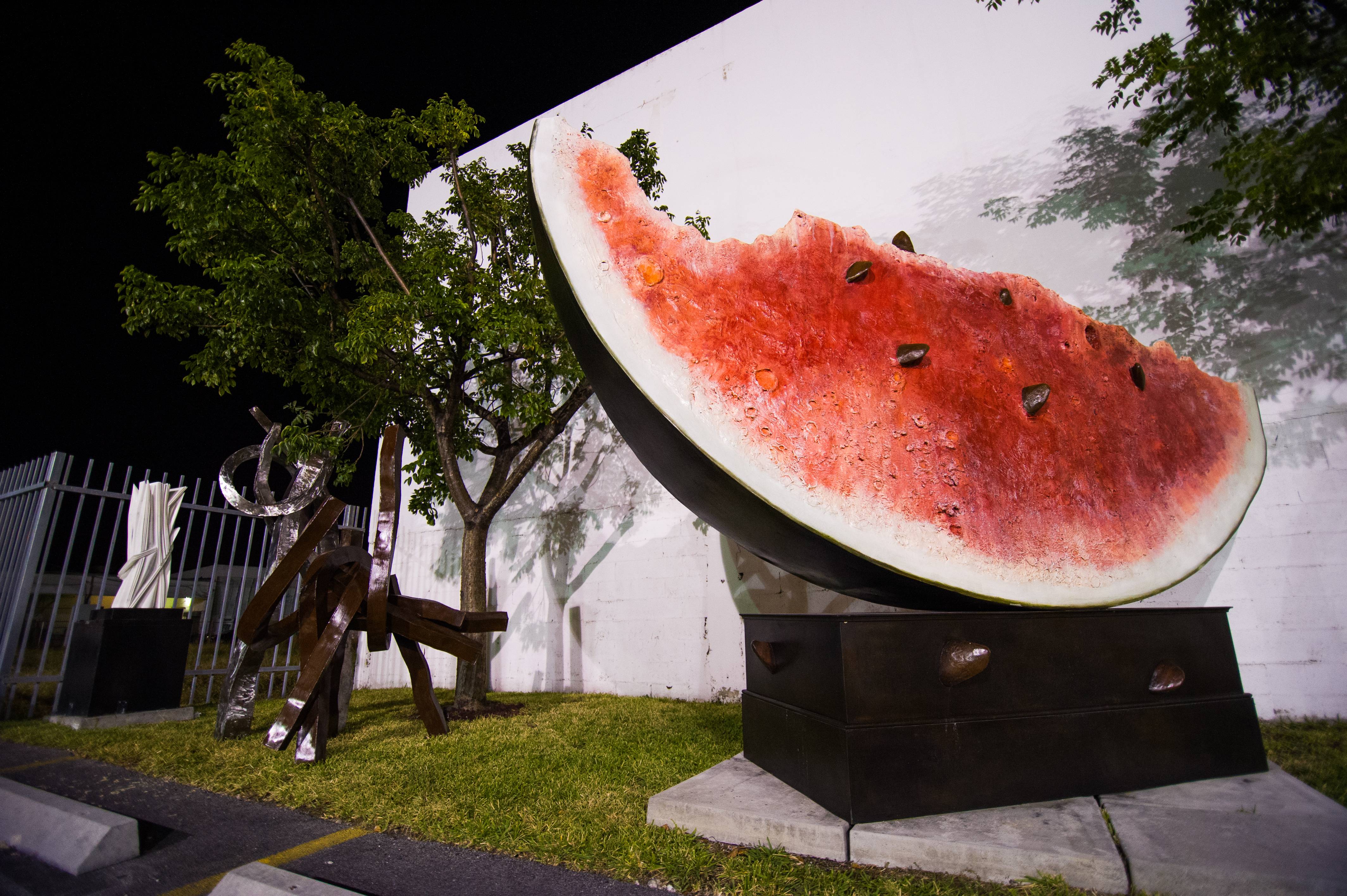 Gary Nader gallery showcasing art exhibit during Art Basel Miami week 2012. Photographer Serg Alexander IN305.com