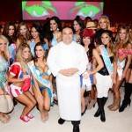 Joseph Elevado and the TropicBeauty Model World Finals contestants.