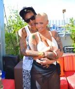 Haute Event: Wiz Khalifa and Amber Rose at the Palms Pool