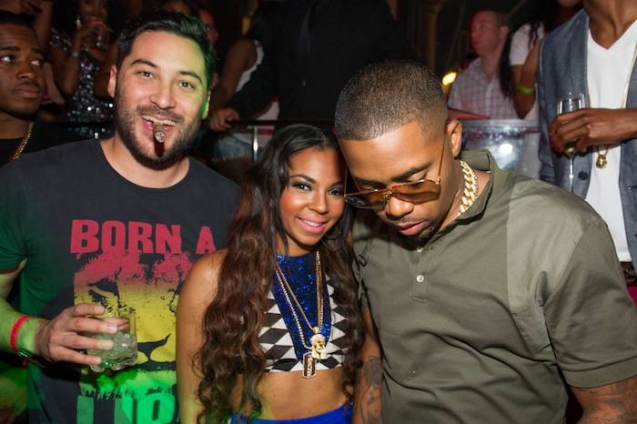 Nick Sakai, Ashanti and Nas at Tao. Photos: Brenton Ho/Powers Imagery LLC