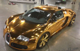 Miami Rapper Flo Rida Wraps Bugatti Veyron In 24-Karat Gold