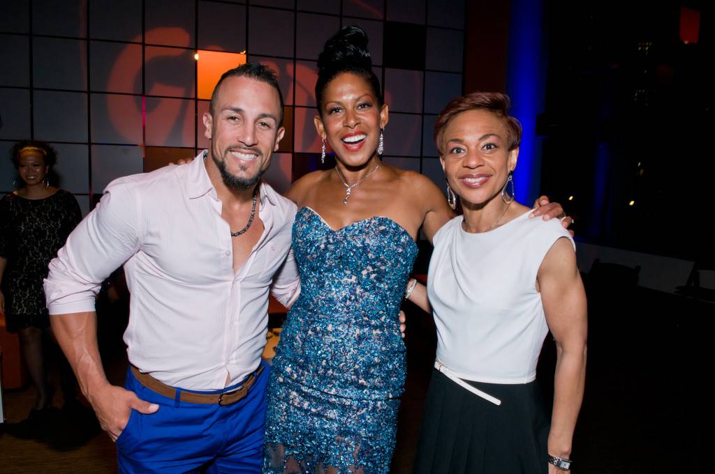 Andrés Torres, Renel Brooks-Moon and Kiwoba Allaire. Credit: Alain Mclaughlin