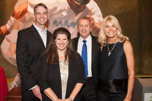 John Hoch, Amy Wender-Hoch, Joe Montana, Jennifer Montana Credit: Drew Altizer Photography