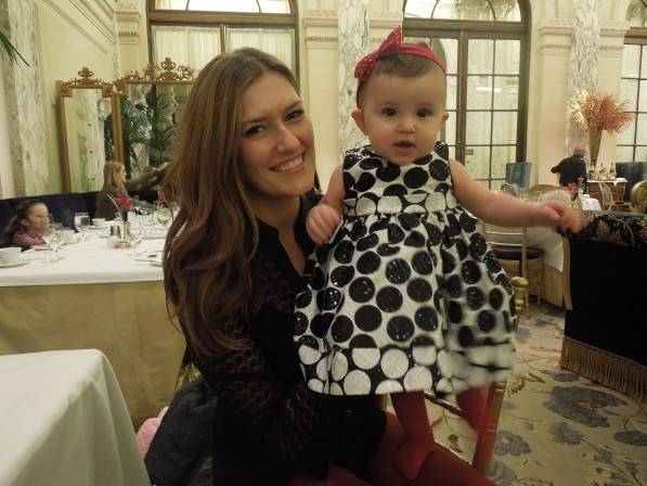 Renee Lucas and Klaudia at Teatime at The Plaza