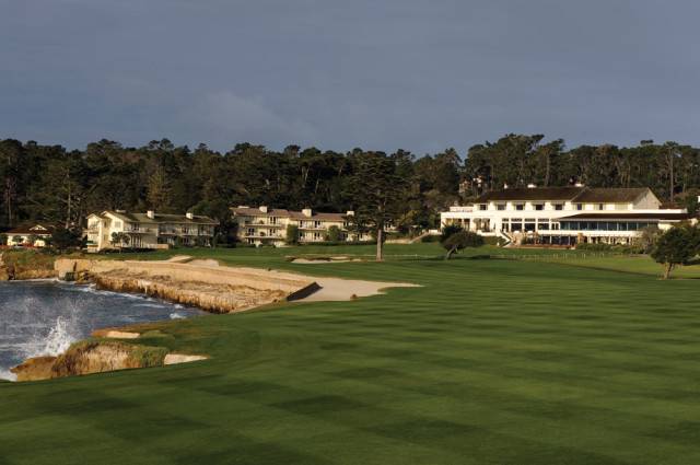 one of the most luxurious resort hotels in Northern California -- The Lodge at Pebble Beach