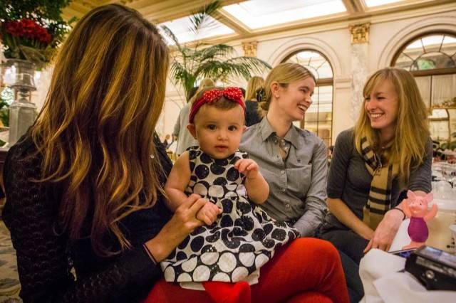 Haute Living's Renee Lucas, Valerie Jack, and Allie Early at Teatime at The Plaza