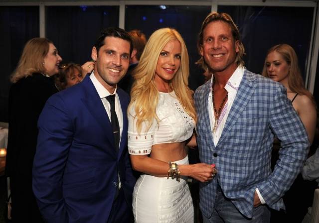 Chad Carroll, Real Housewives of Miami star Alexia Echevarria, and Steven Zelman