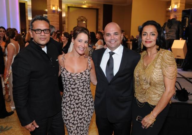 Naeem Khan, Margie and Gustavo Godoy, Ranjana Khan