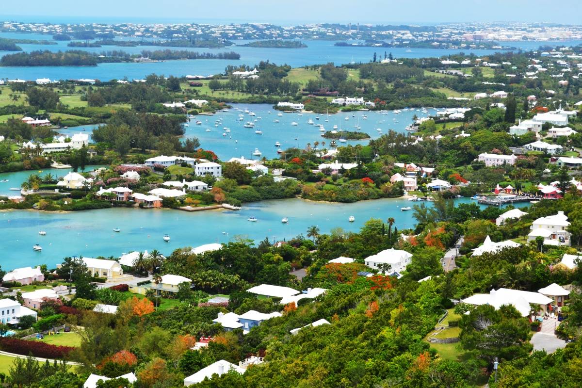 Aerial View of Bermuda