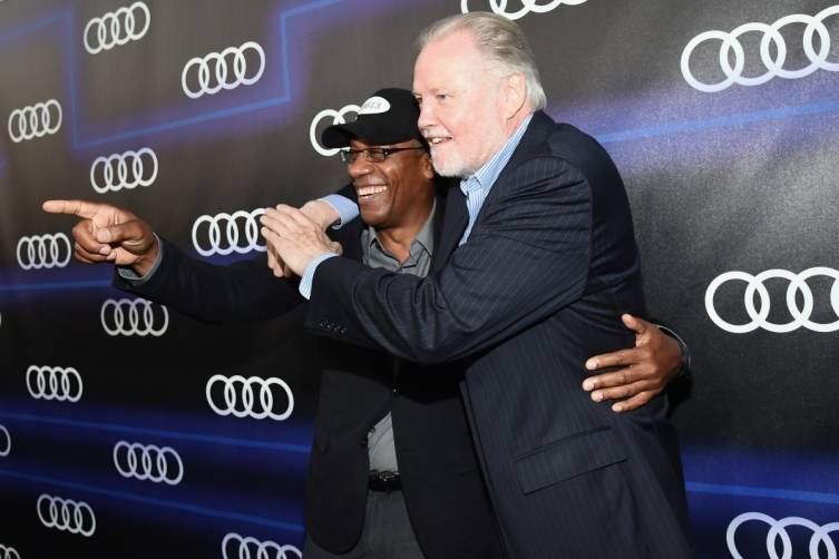 Joe Morton and Jon Voight