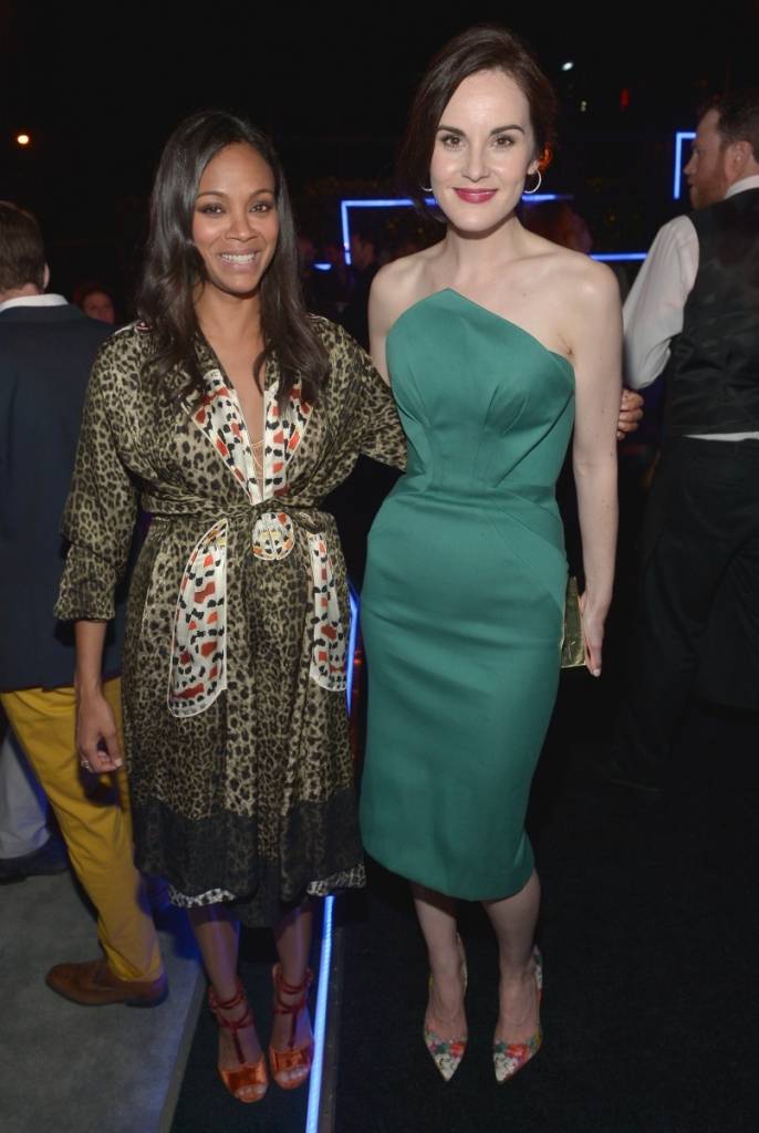 Zoe Saldana and Michelle Dockery