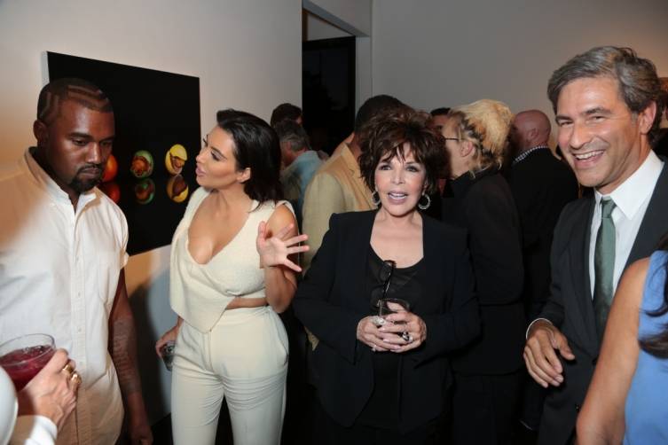 Kanye West, Kim Kardashian, Carole Bayer Sager and Michael Govan