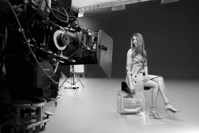 Cara Delevingne for My Burberry, Behind the Scenes 