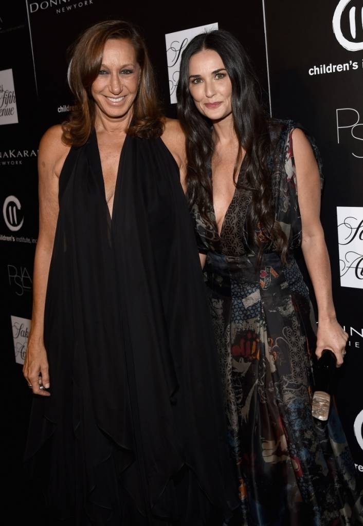 Donna Karan + Demi Moore