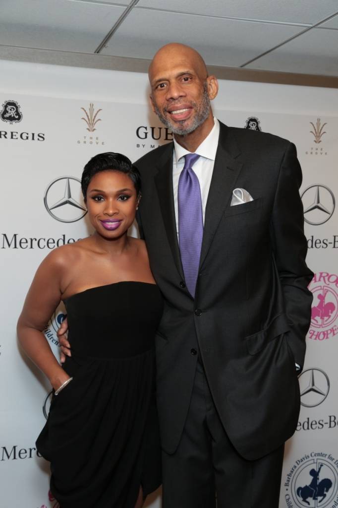 Jennifer Hudson and Kareem Abdul-Jabbar