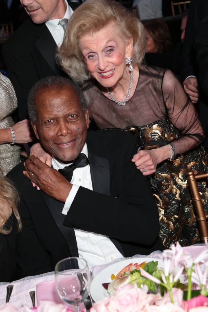 Sidney Poitier and Barbara Davis