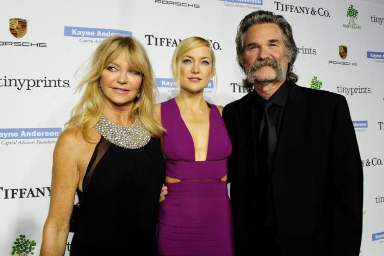Goldie Hawn, Kate Hudson and Kurt Russell