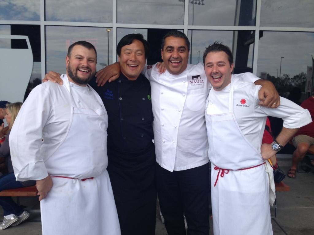 Chefs David Varley, Ming Tsai, Michael Mina and Adam Mesnick