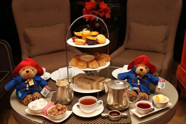 Afternoon tea with Paddington Bear