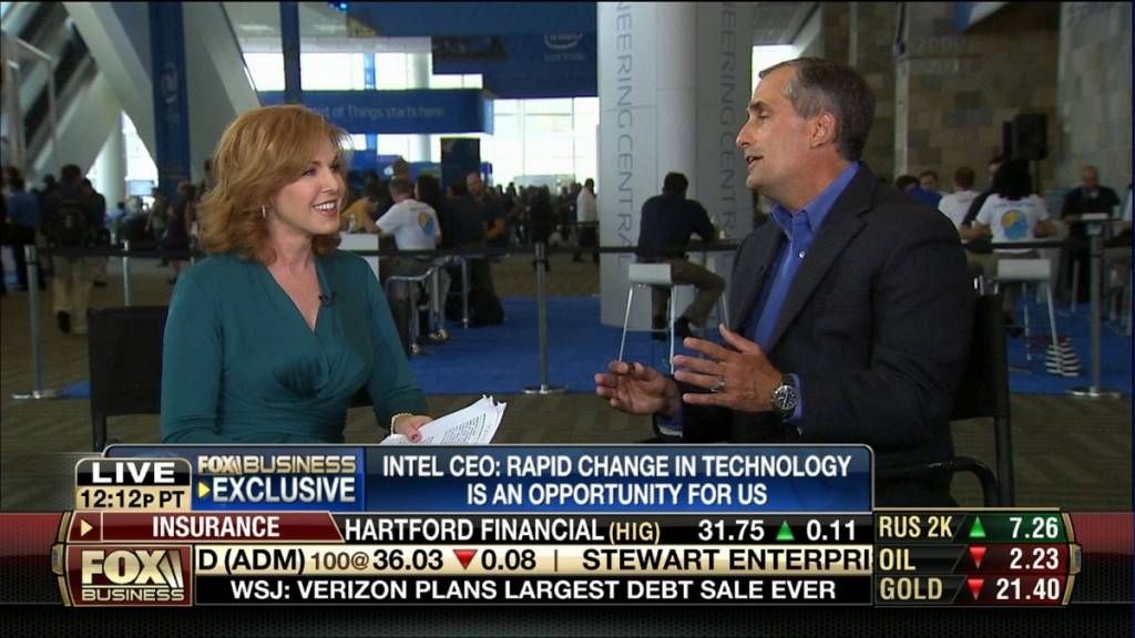 liz claman Intel CEO Brian Krzanich