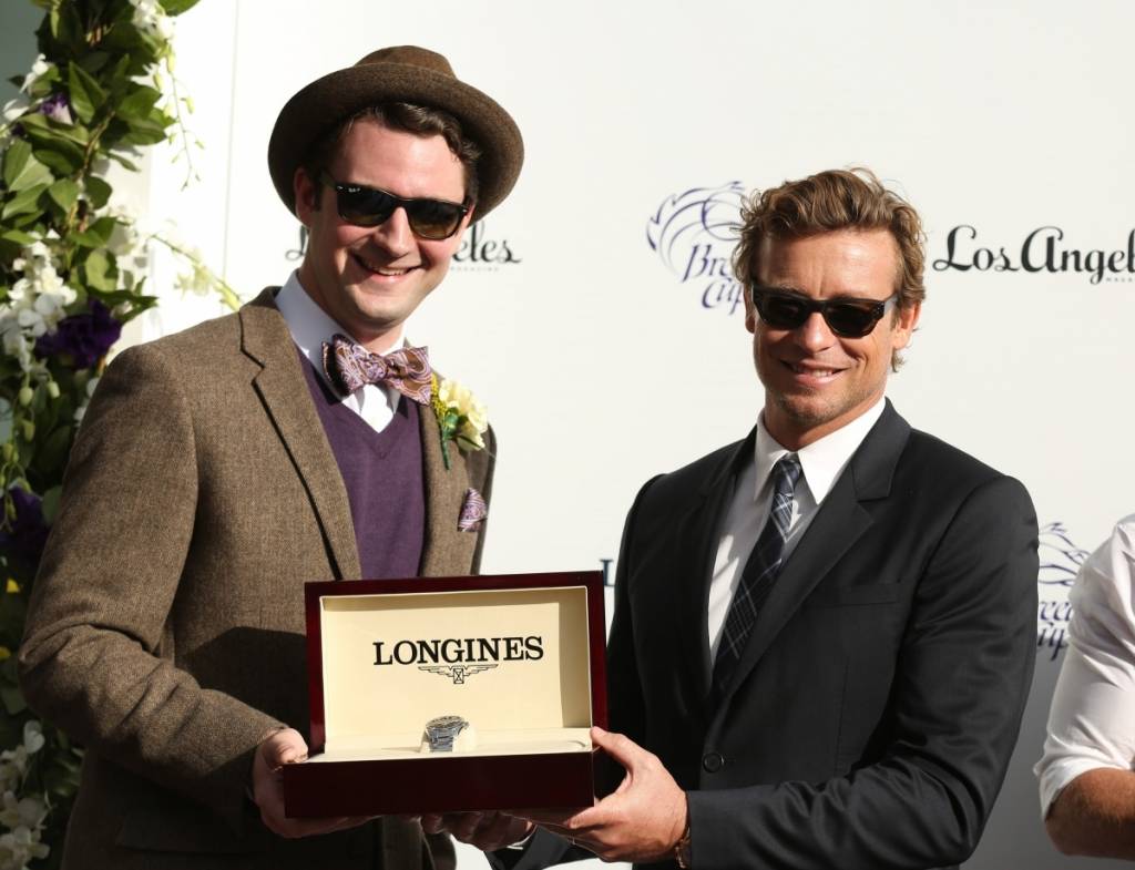 Simon Baker at the Longines presented 2014 Breeders' Cup 