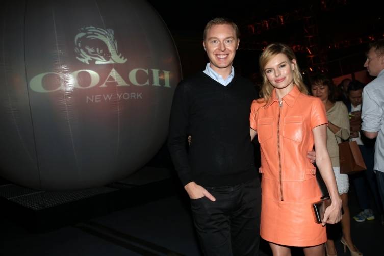 Coach designer Stuart Vevers and Kate Bosworth