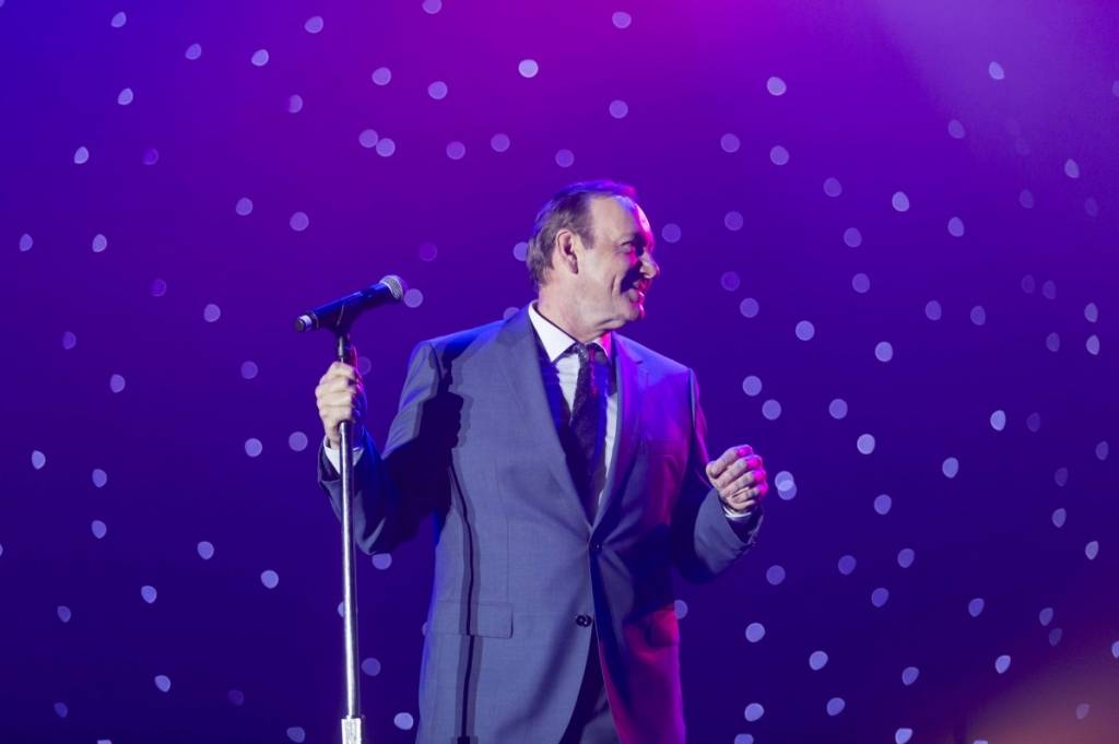 Kevin Spacey performs at Champions Gala 